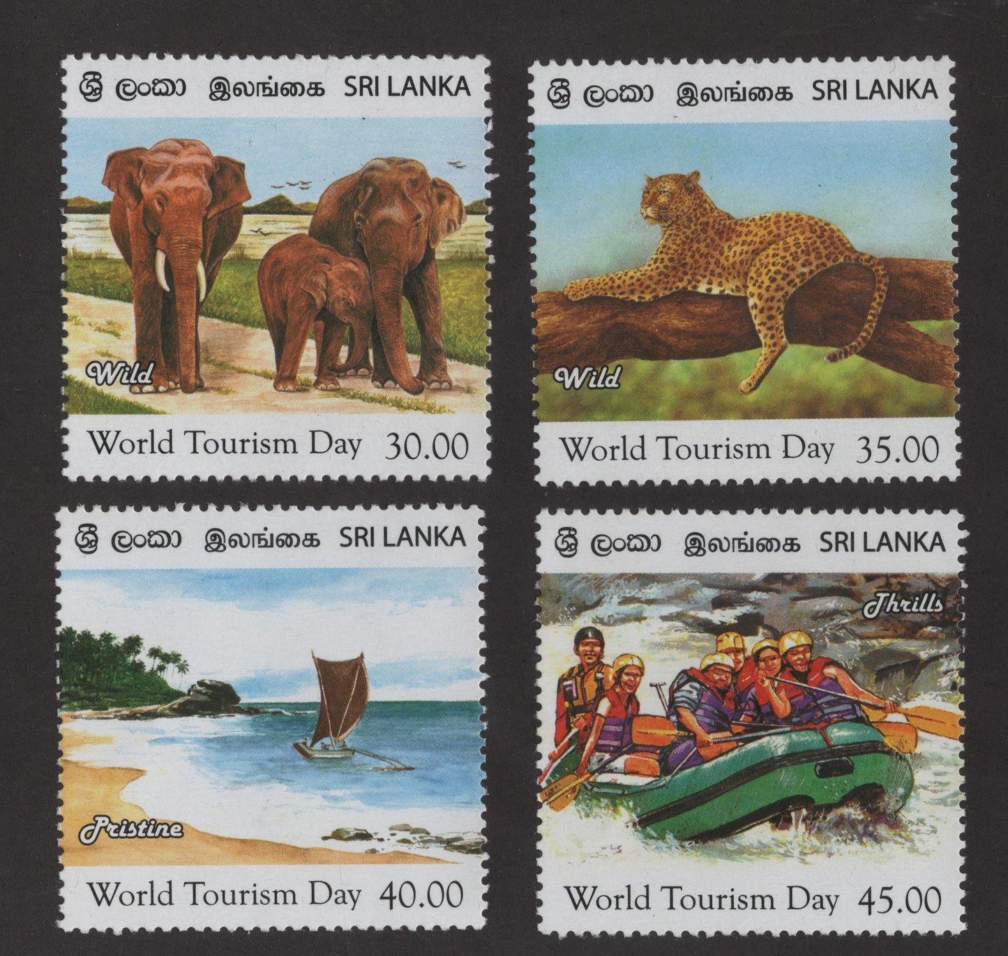 SCG151 Sri Lanka – World Tourism Day Stamp Set