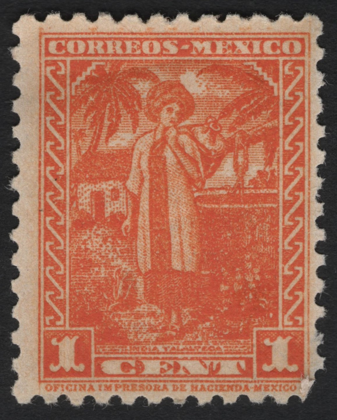 SCG9160 - Mexico 1c “Chinaco Vaquero” Definitive – Early 20th Century