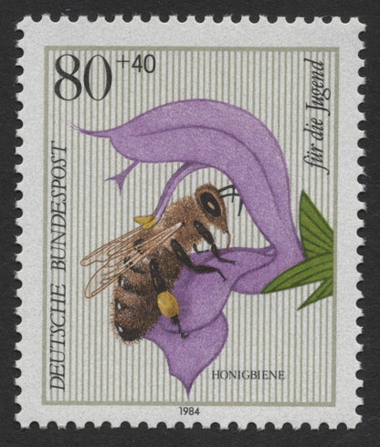SCG348 - Berlin 1984 Nature Set – Butterflies, Bees, and Hoverflies (MNH)