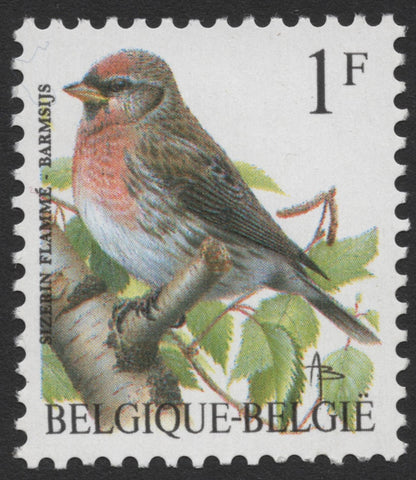 SCG350 - Belgium Songbirds Series – Complete Set (1F to 5F Denominations) (MNH)