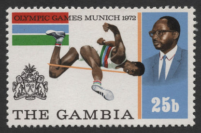 SCG312 - The Gambia 1972 Olympic Games Set – Munich High Jump Tribute