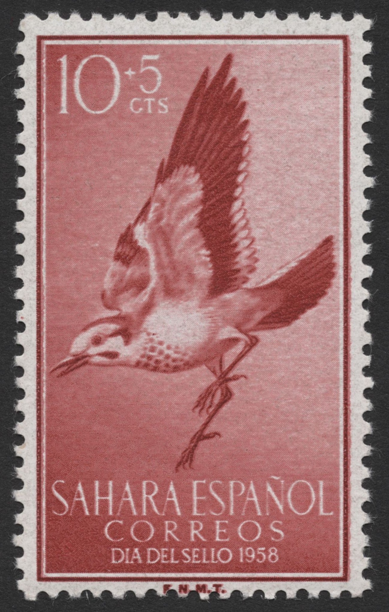 SCG355 - 1958 Spanish Sahara Bird Stamp Set – Día del Sello