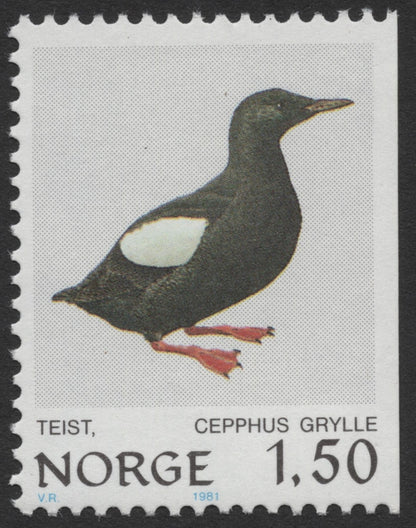 SCG345 - Norway 1981 Bird Series – Complete Set of 4 (MNH)