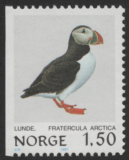 SCG345 - Norway 1981 Bird Series – Complete Set of 4 (MNH)