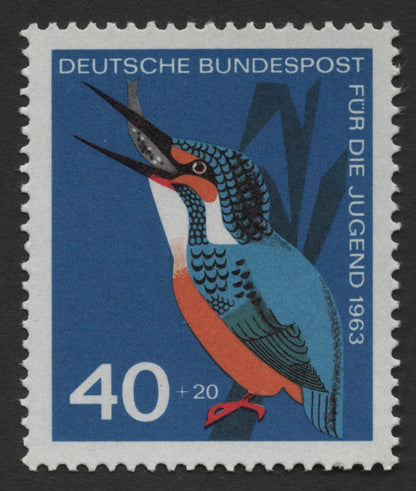 SCG341 - Germany 1963 Youth Welfare Bird Series – Complete Set of 4
