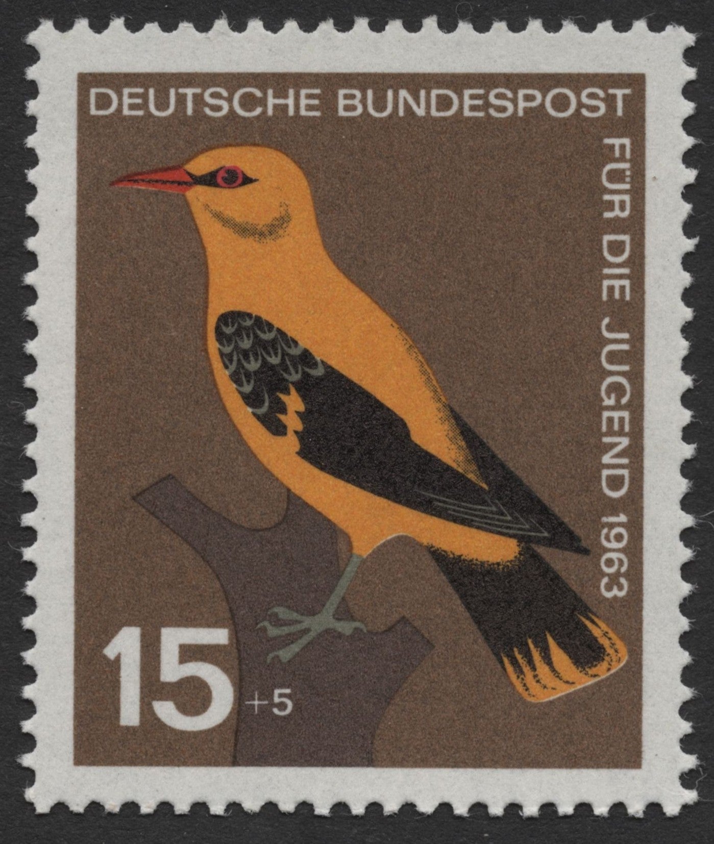 SCG341 - Germany 1963 Youth Welfare Bird Series – Complete Set of 4