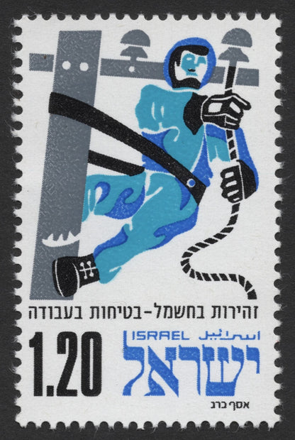 SCG330 - Israel 1976 Work Safety Awareness Stamp Set