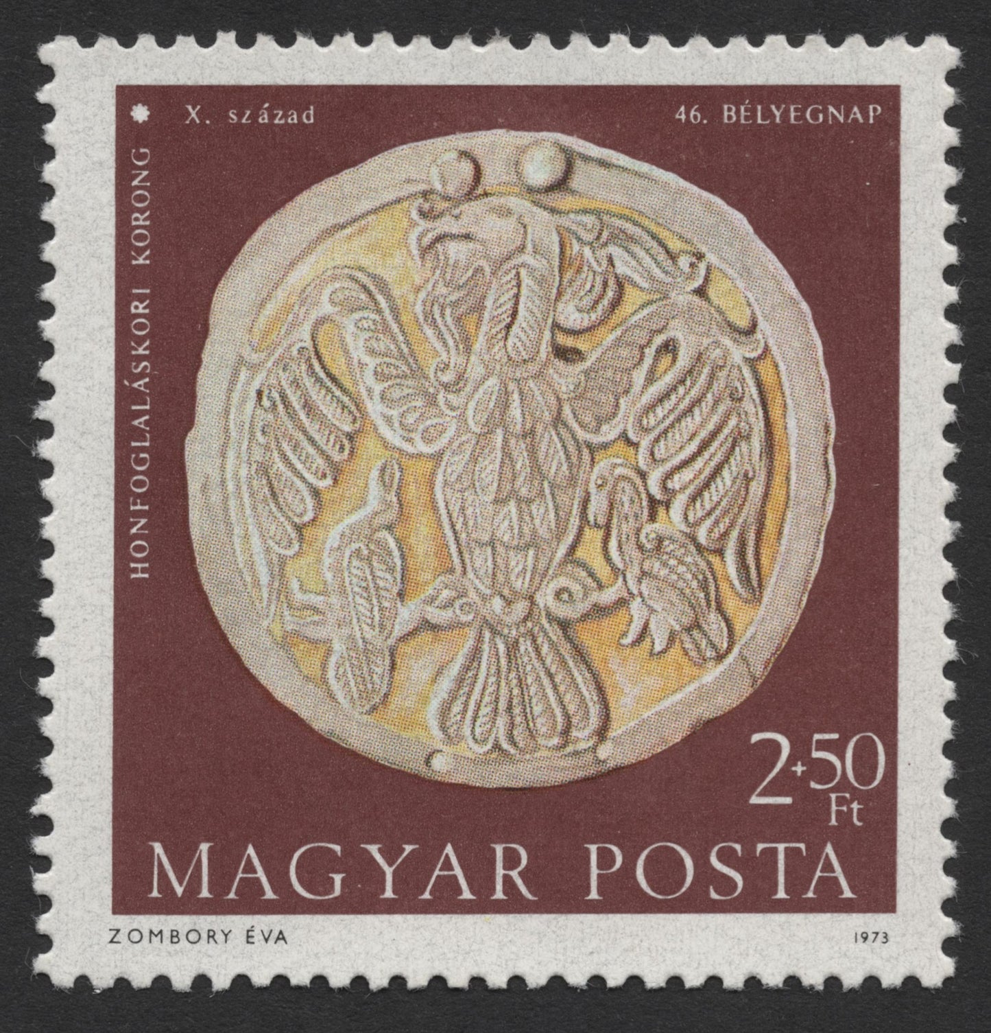 SCG335 - 1973 Hungary Medieval Artifacts Stamp Set – 46th Stamp Day