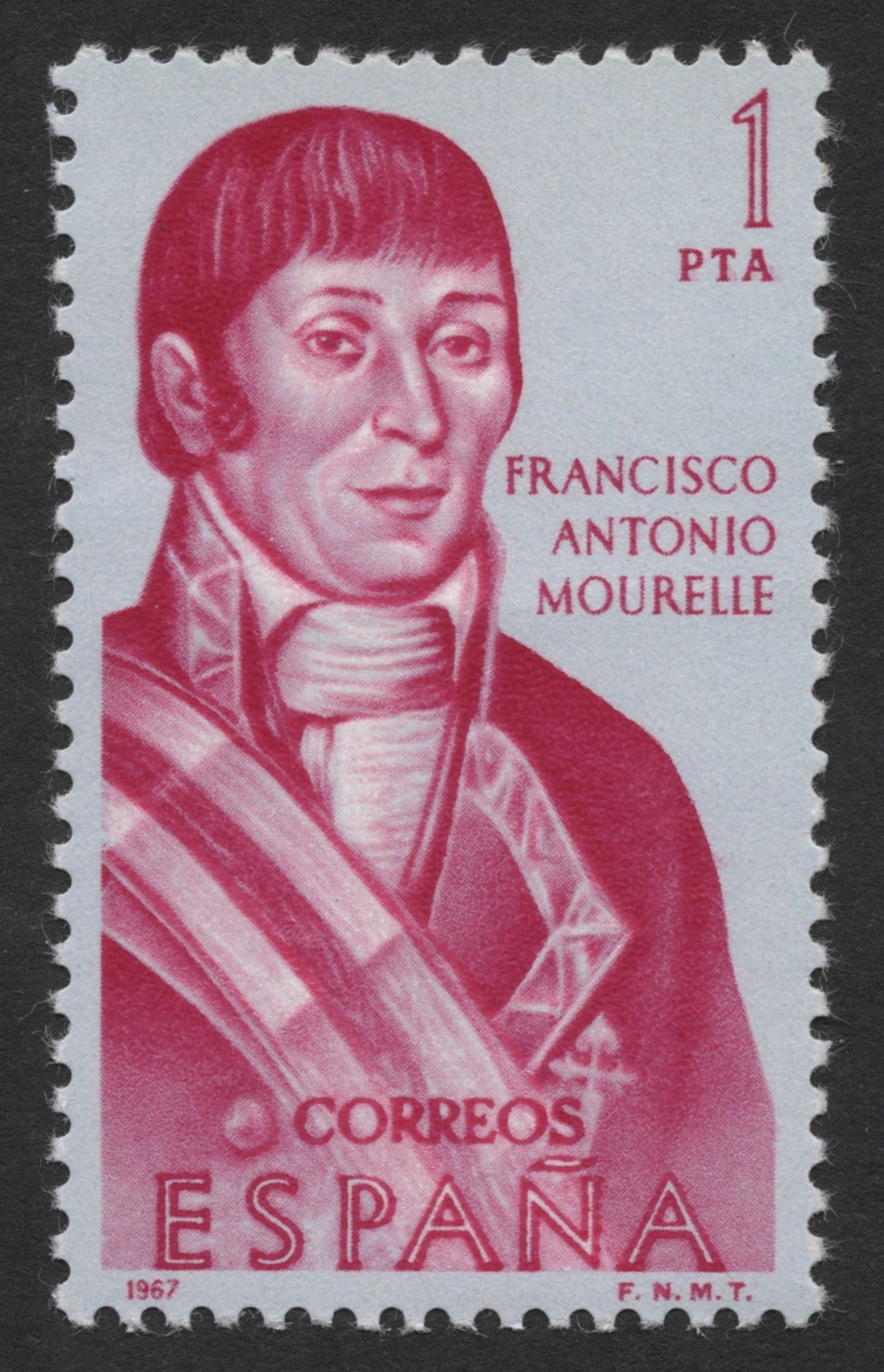 SCG333 - Spain 1967 Explorers Commemorative Stamp Set – Valdés, Mourelle, Martínez, Bodega