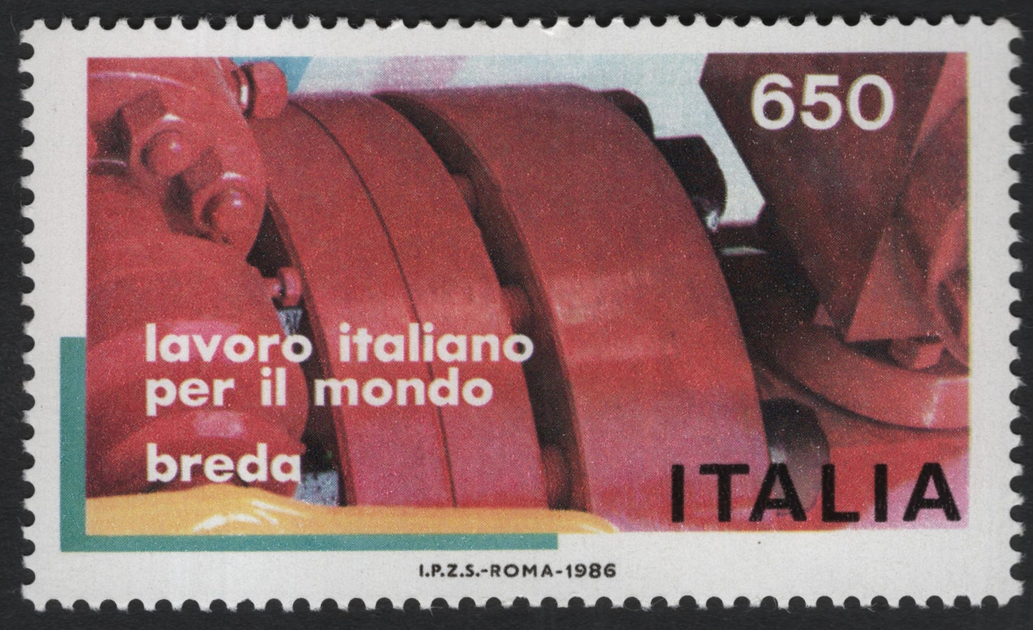 SCG8510 - Italy 1986 – “Lavoro Italiano per il Mondo: Breda”