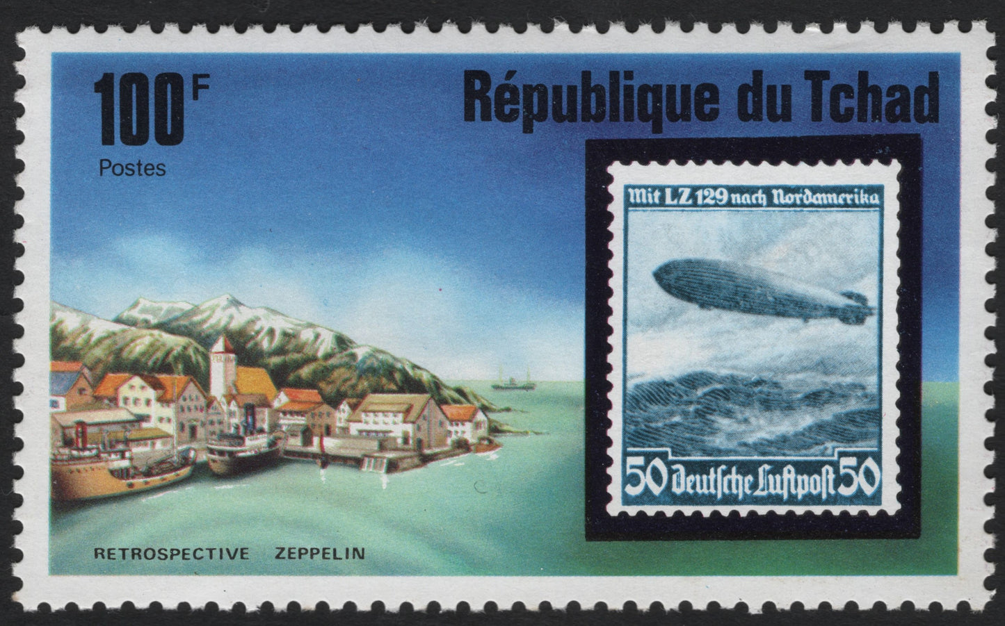 SCG8515 - Chad 1977 – Zeppelin Retrospective (100F)