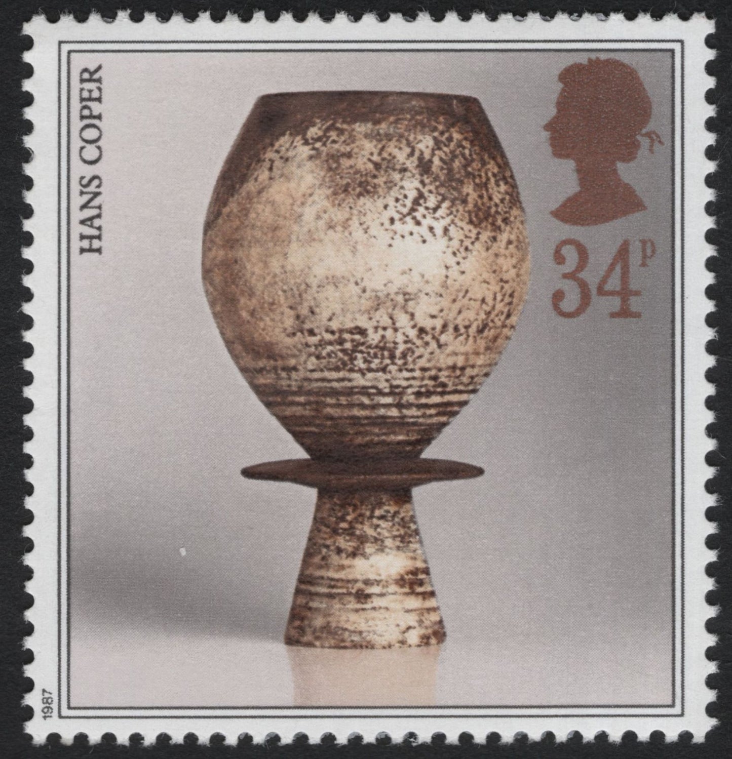 SCG10308 - United Kingdom 1987 – British Studio Pottery Masters (Set of 4)