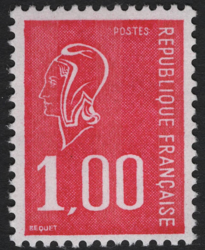 SCG10312 - France – Marianne de Béquet Definitives (Red 1,00F & Green 0,80F) – 1977 Issue