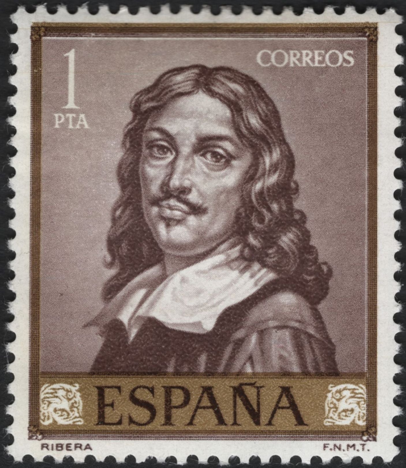 SCG10313 - Spain – José de Ribera Art Masterpieces Set (3 Stamps, c.1960s) – Portraits & Religious Works