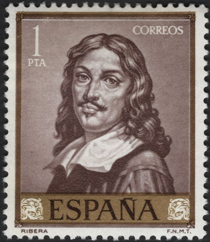SCG10313 - Spain – José de Ribera Art Masterpieces Set (3 Stamps, c.1960s) – Portraits & Religious Works