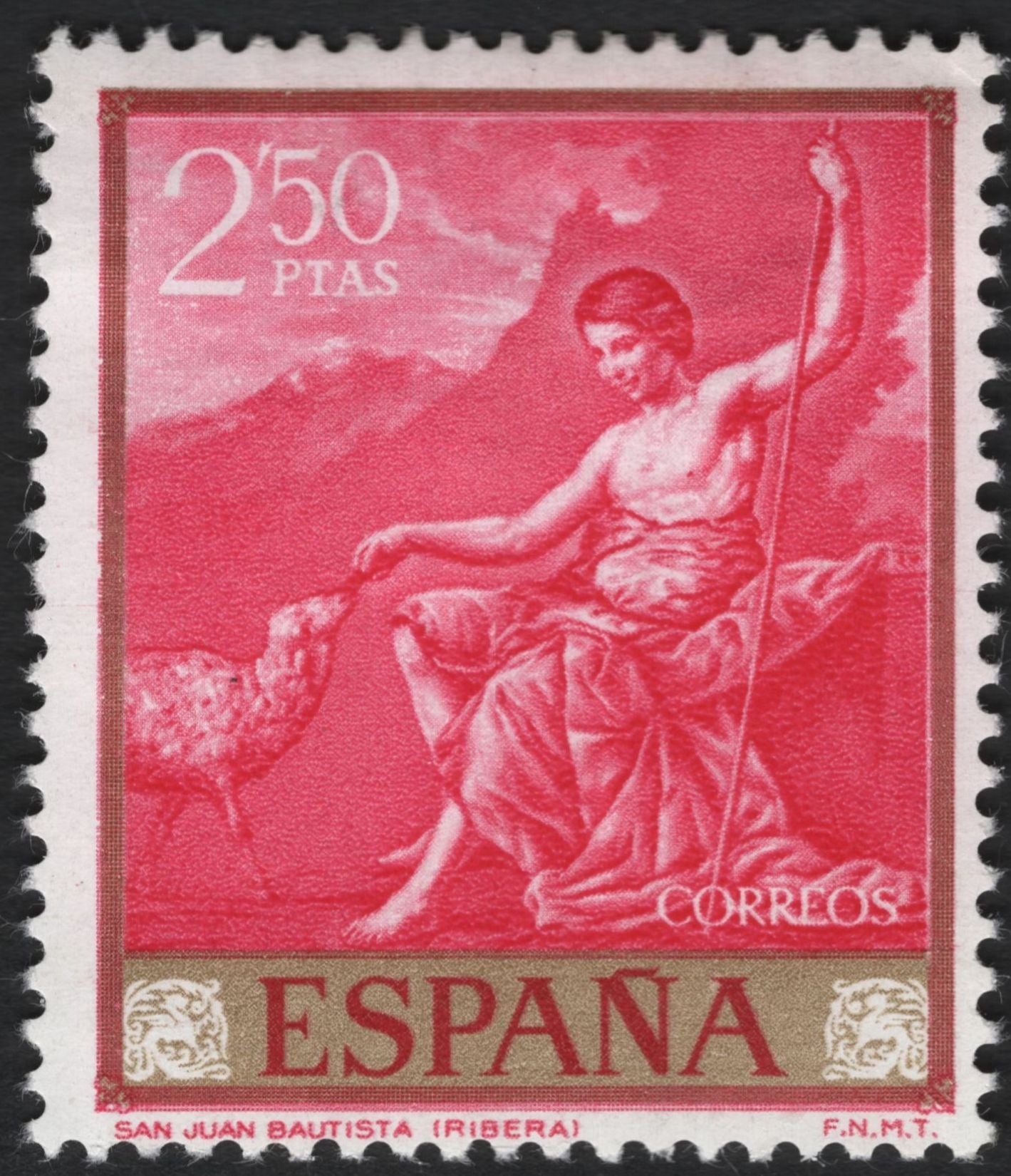 SCG10313 - Spain – José de Ribera Art Masterpieces Set (3 Stamps, c.1960s) – Portraits & Religious Works