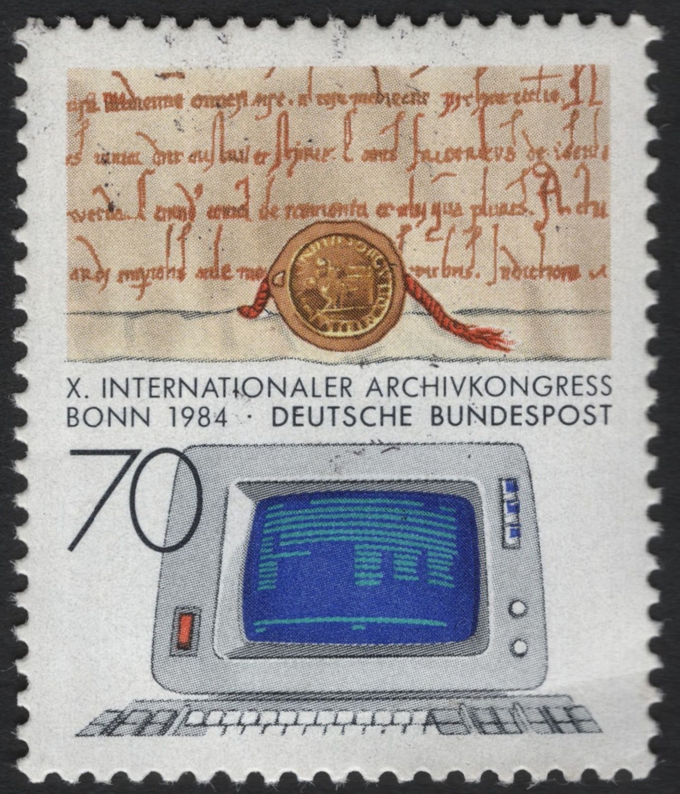 SCG8522 - Germany 1984 – 10th International Congress on Archives, Bonn
