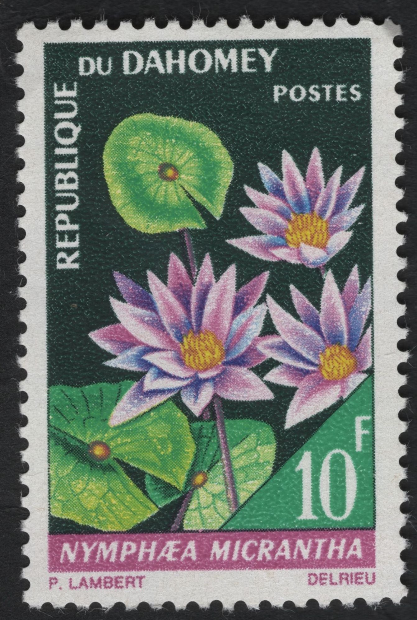SCG10309 - Dahomey 1967 – Flowering Plants Definitive Set (6 Stamps)