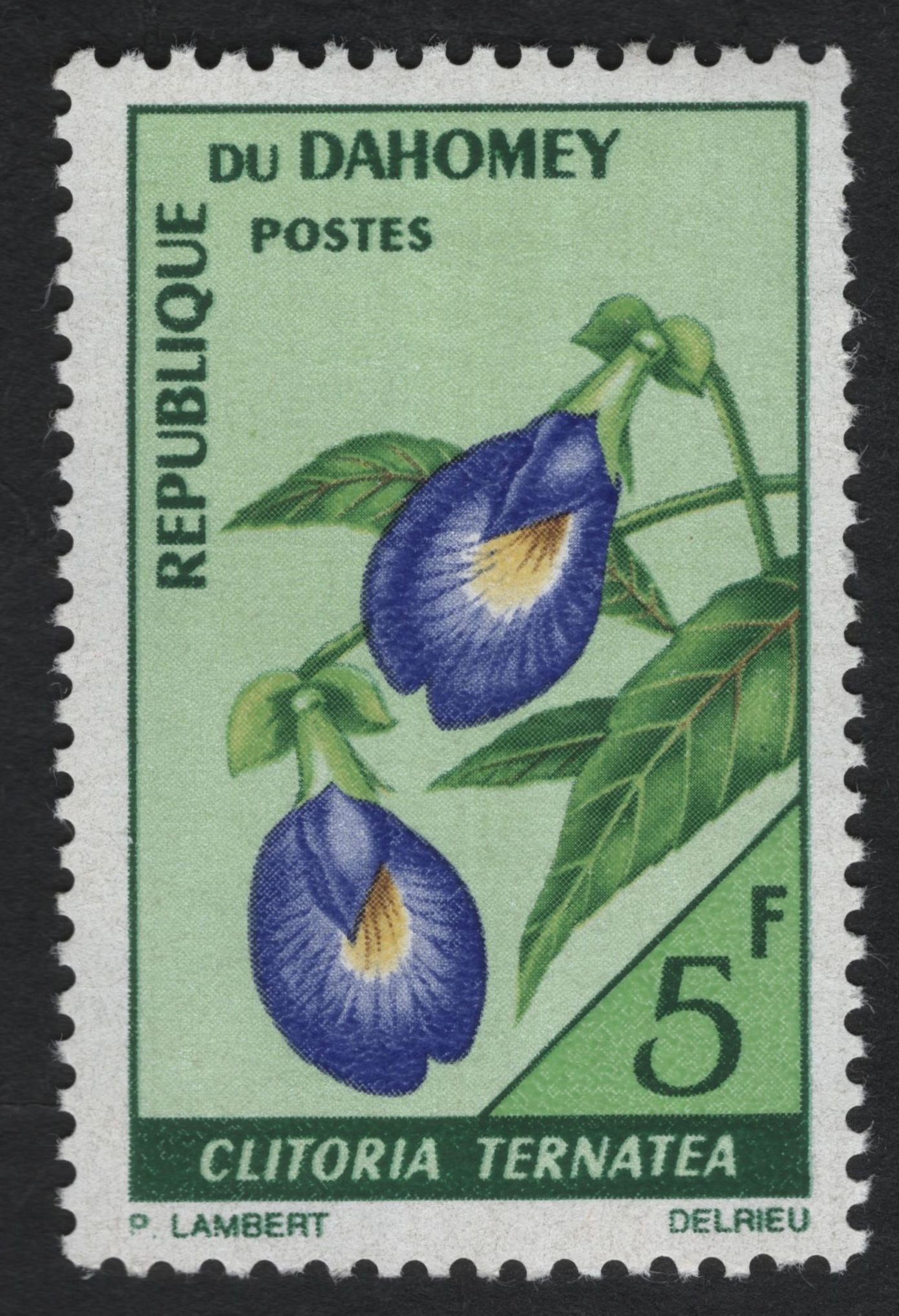 SCG10309 - Dahomey 1967 – Flowering Plants Definitive Set (6 Stamps)