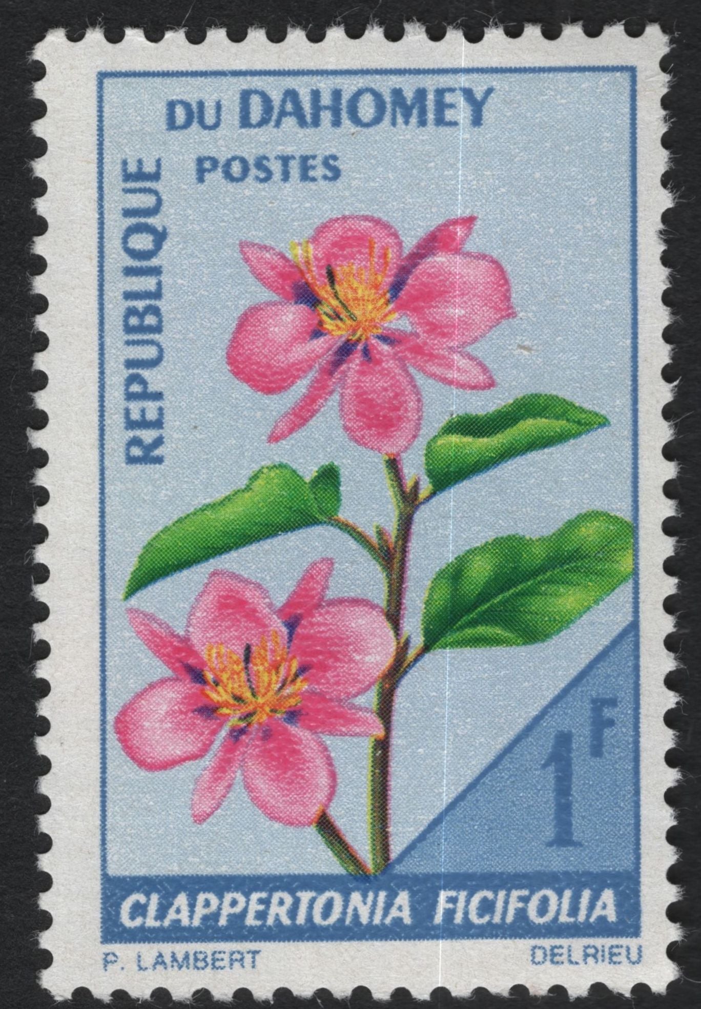 SCG10309 - Dahomey 1967 – Flowering Plants Definitive Set (6 Stamps)