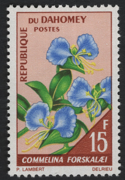 SCG10309 - Dahomey 1967 – Flowering Plants Definitive Set (6 Stamps)