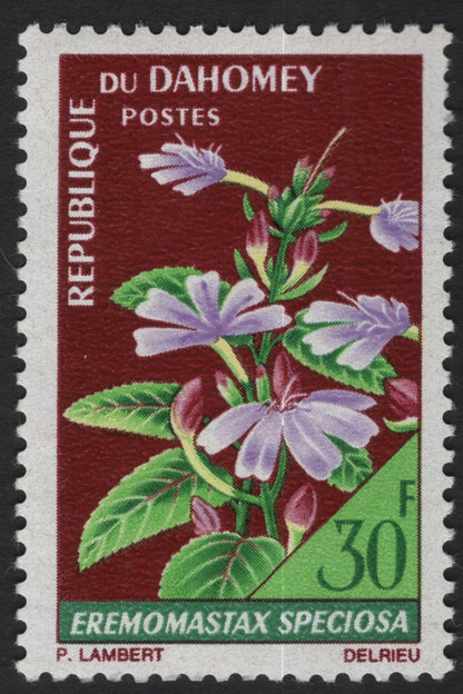 SCG10309 - Dahomey 1967 – Flowering Plants Definitive Set (6 Stamps)