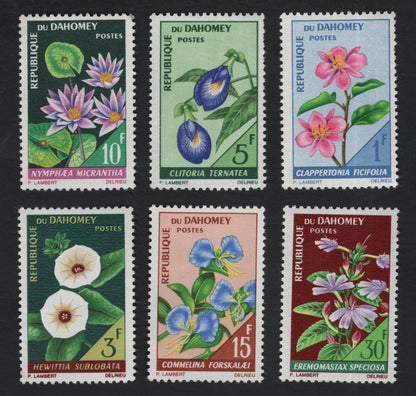 SCG10309 - Dahomey 1967 – Flowering Plants Definitive Set (6 Stamps)