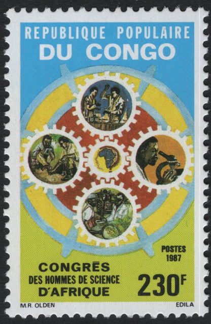 SCG10315 - Congo (People’s Republic) 1987 – African Science Congress Set of 3