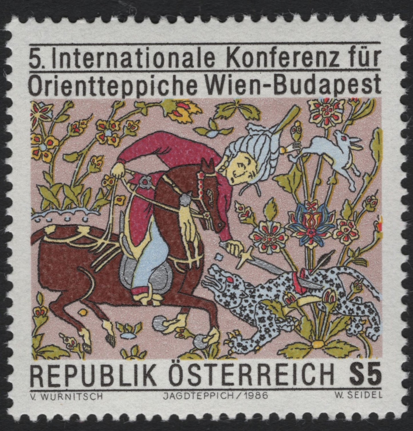 SCG8563 - Austria 1986 – 5th International Conference on Oriental Carpets, Vienna–Budapest