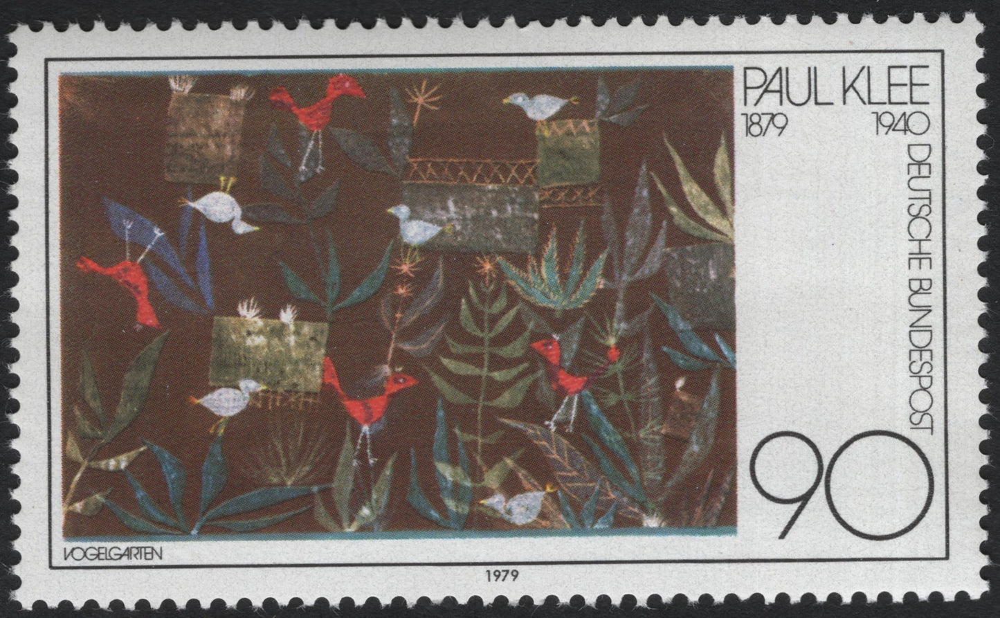 SCG8567 - Germany 1979 – Paul Klee “Vogelgarten” (Bird Garden) Commemorative