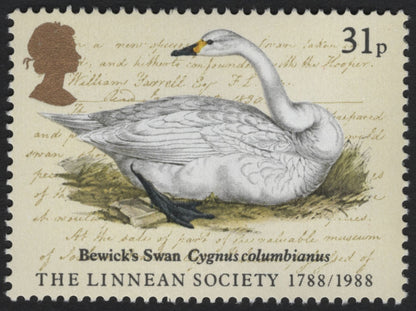 SCG10304 - Great Britain 1988 – Linnean Society Bicentenary Set (4v)