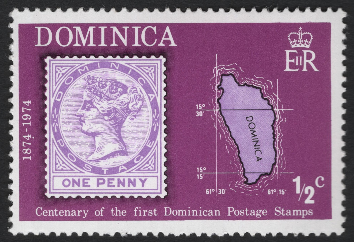 SCG8662 - Dominica 1974 – Centenary of the First Dominican Postage Stamps