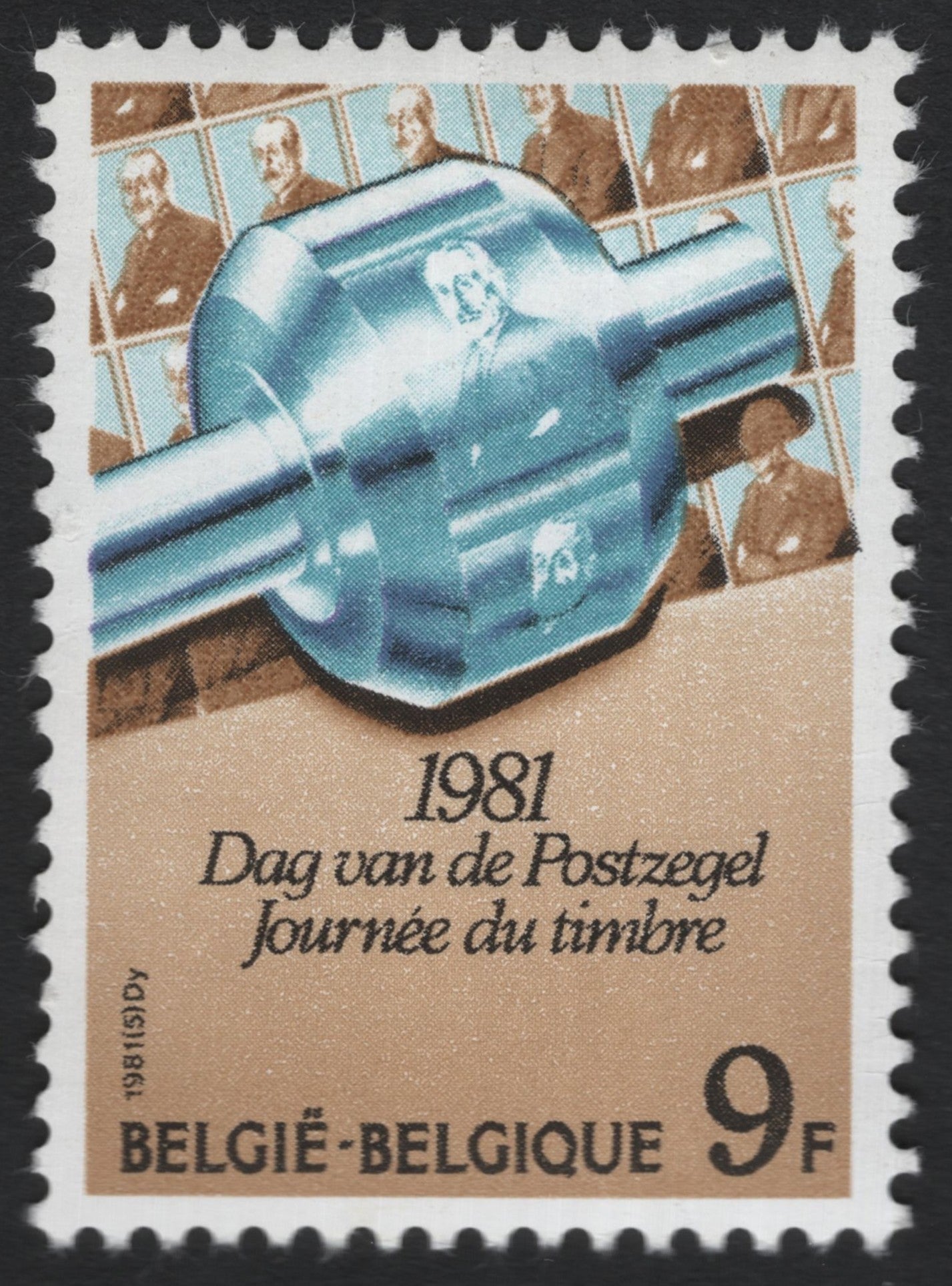 SCG9326 - 🇧🇪 Belgium 1981 – Stamp Day (Dag van de Postzegel / Journée du Timbre)