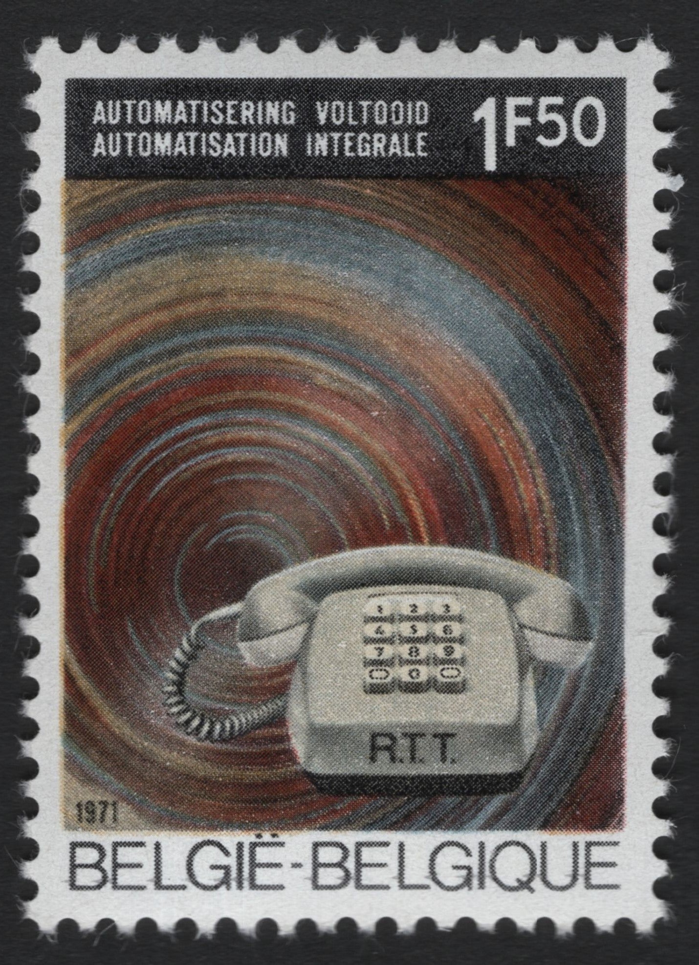 SCG9329 - Belgium 1971 – Completion of Telephone Network Automation (1F50)