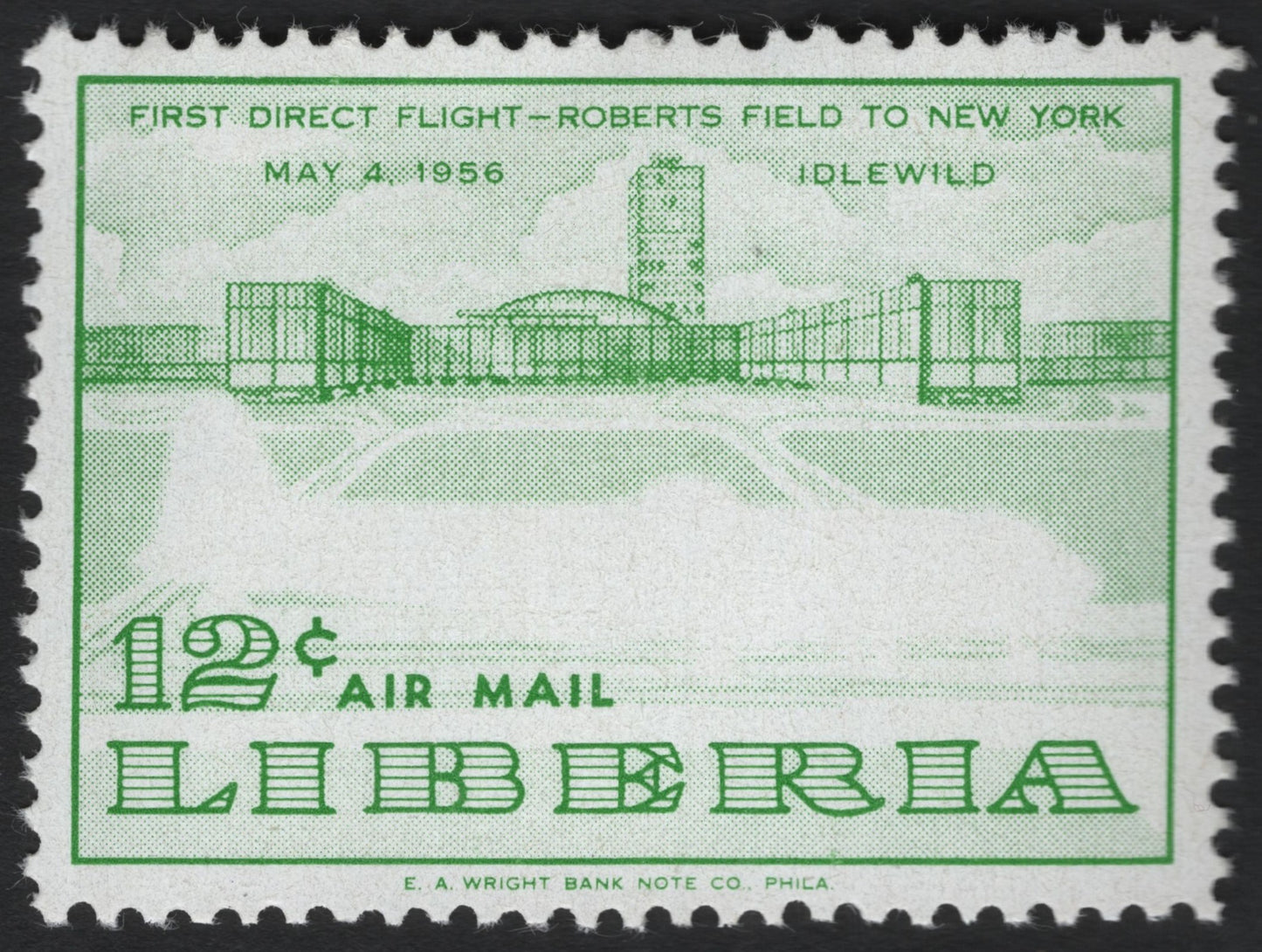 SCG8670 - Liberia 1956 – First Direct Flight: Roberts Field to New York (Idlewild)