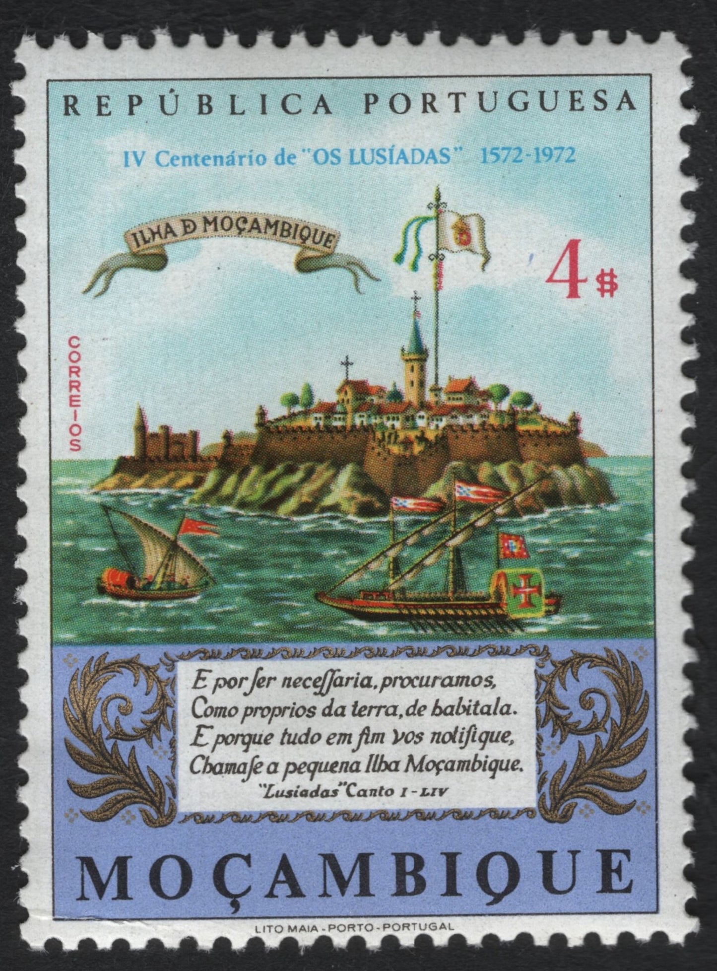 SCG9314 - Ilha de Moçambique – 400 Years of “Os Lusíadas” (1972)