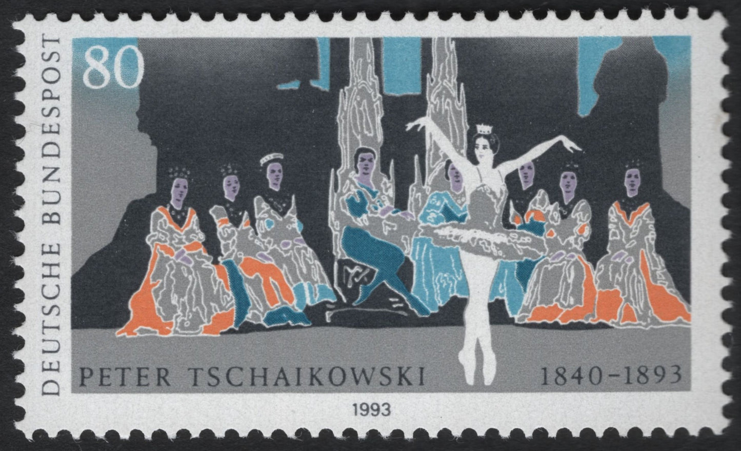 SCG8655 - Germany 1993 – Peter Tchaikovsky Commemorative Stamp