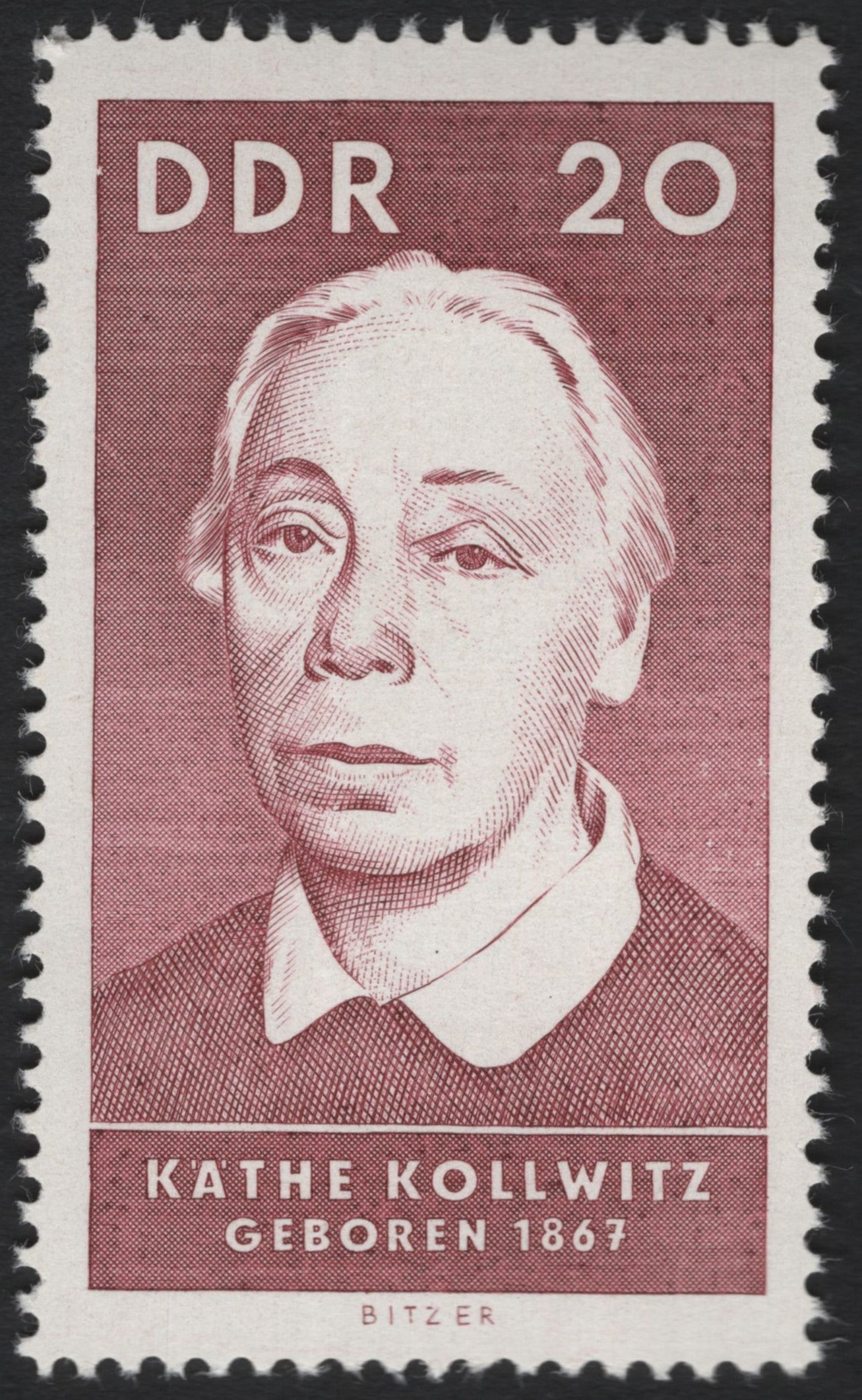 SCG6774 - DDR 1967 – Käthe Kollwitz Birth Centenary