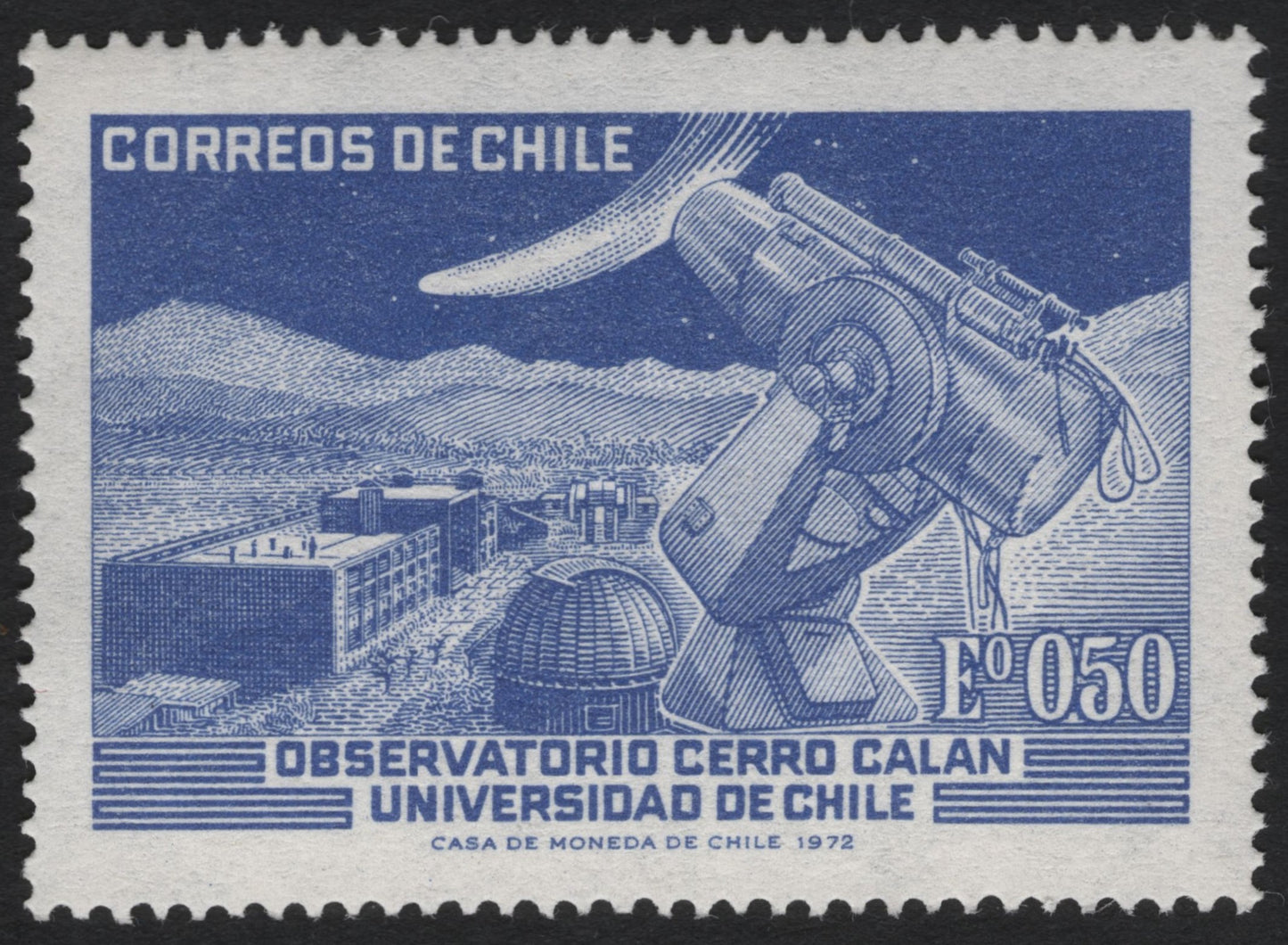 SCG9729 - Chile 1972 – Cerro Calán Observatory 0.50 Eº