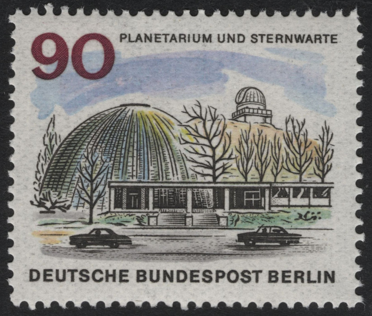 SCG9713 - Germany (Berlin) 1969 – Planetarium und Sternwarte, 90 Pf