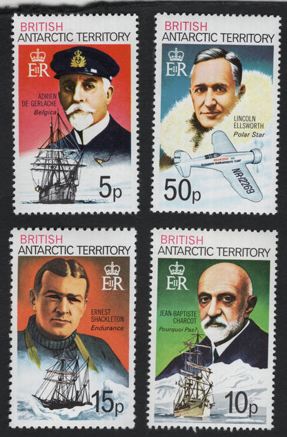 SCG8989 - British Antarctic Territory – Pioneers of Antarctic Exploration (Set of 4)