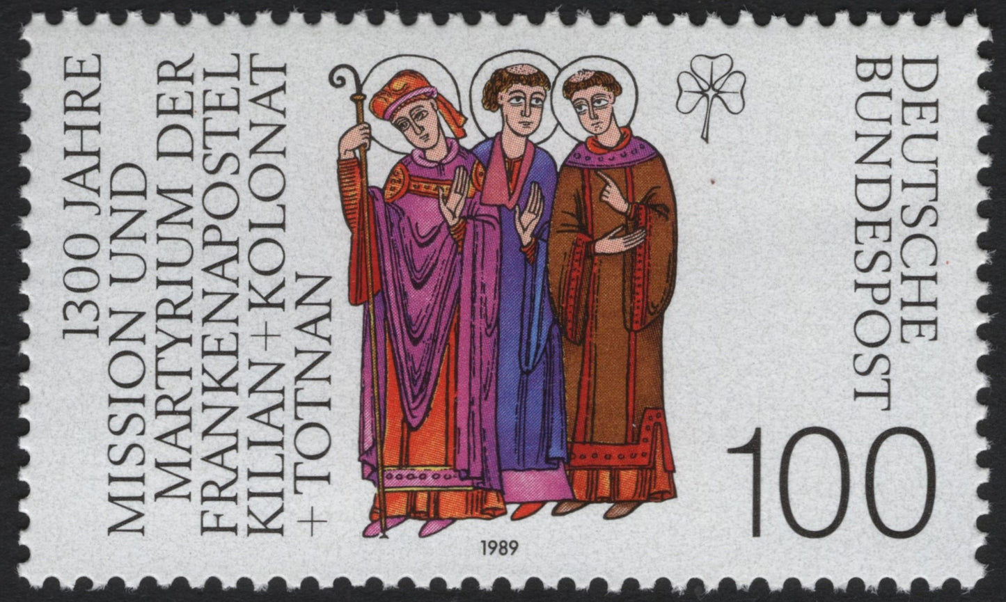 SCG6782 - Germany 1989 – 1300 Years of the Mission and Martyrdom of the Franconian Apostles Kilian, Kolonat & Totnan