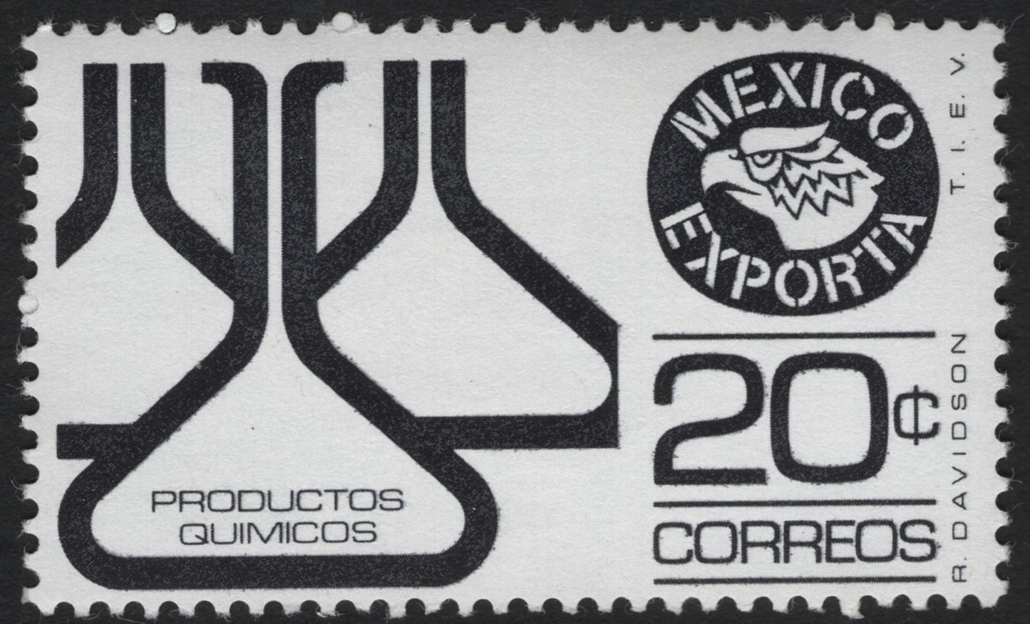 SCG9616 - Mexico – 20¢ “Productos Químicos” México Exporta Issue (c.1970s–1980s)