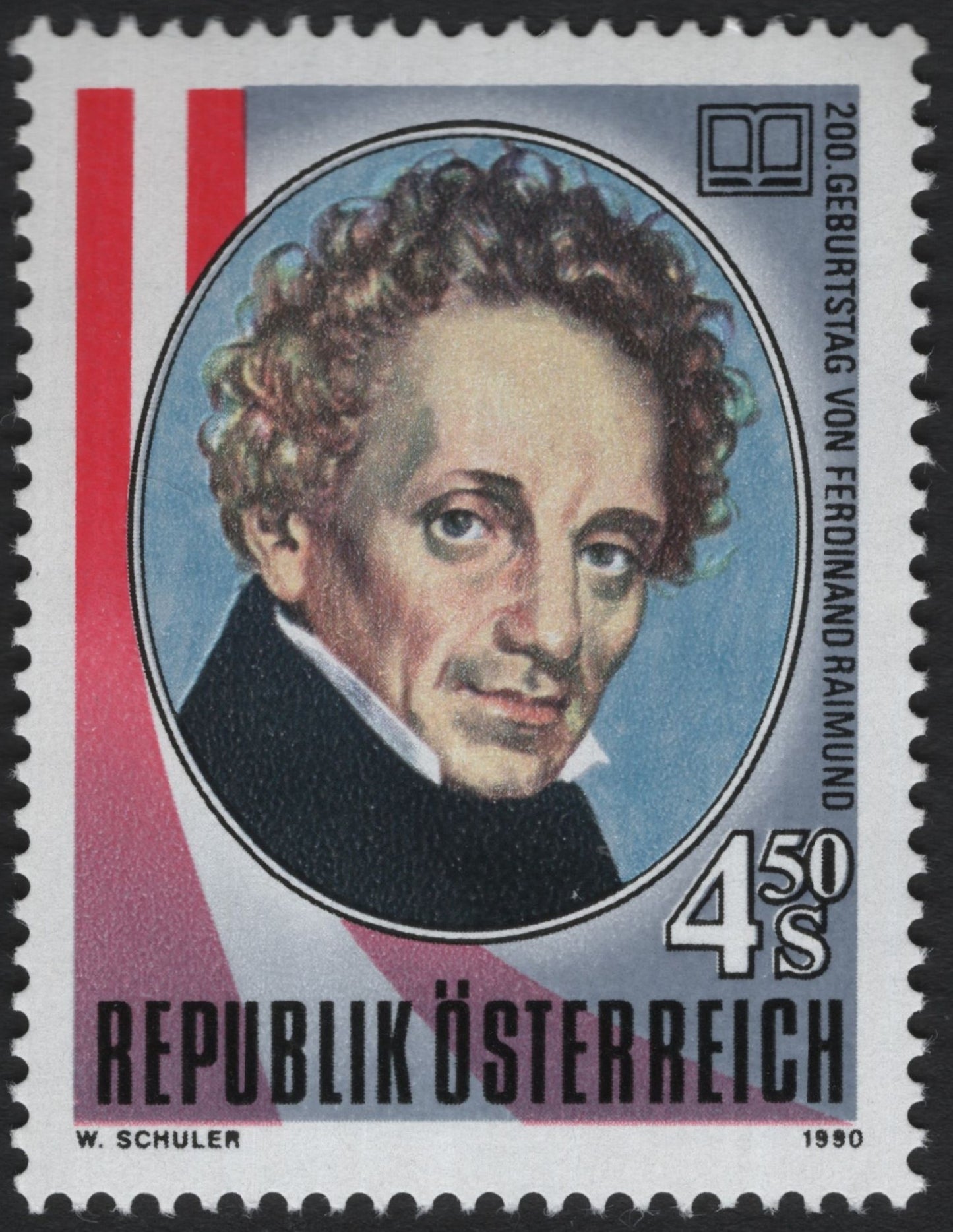 SCG9706 - Austria 1990 – 200th Birth Anniversary of Ferdinand Raimund – 4.50 S