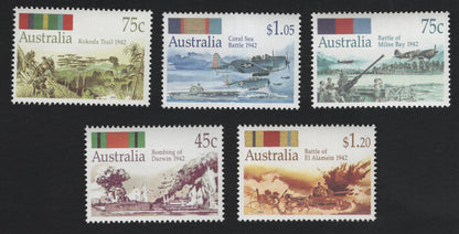 SCG8982 - Australia – WWII 1942 Battles Commemorative Set (1992 Issue)