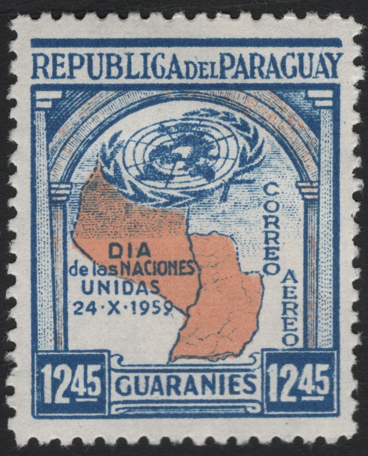 SCG6806 - Paraguay 1959 – United Nations Day Airmail Issue