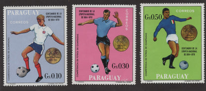 SCG170 Paraguay Olympic Football Tribute Stamps – Historic Gold Medal Winners