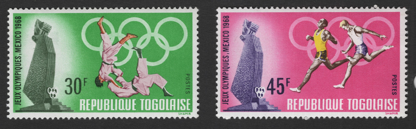 SCG11796 - Togo 1968 Mexico Olympic Games Sports Commemorative Set