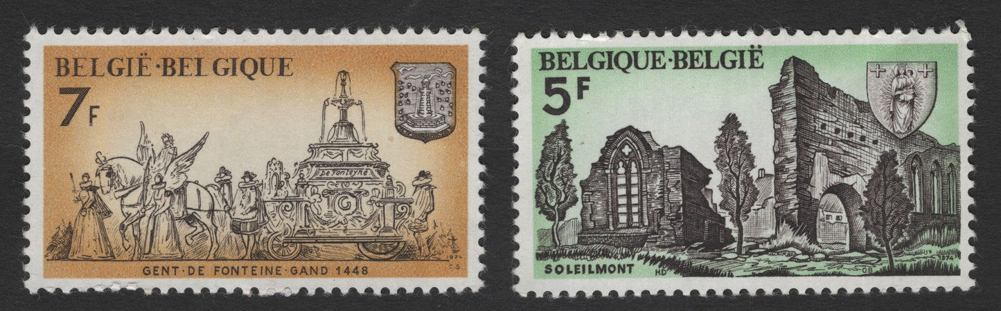 SCG11793 - Belgium 1974 Historic Monuments & Heritage Set (5F–7F)