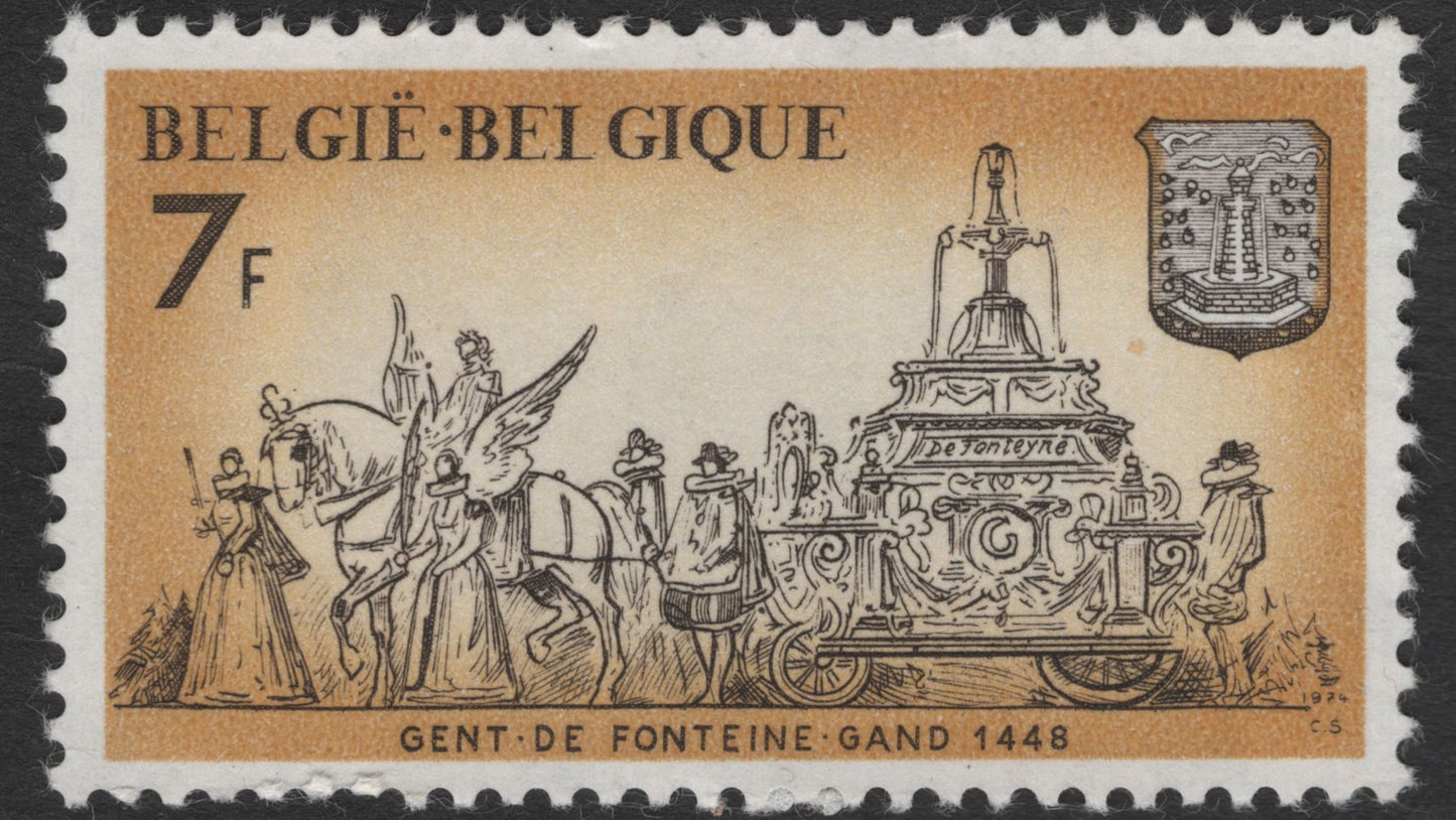 SCG11793 - Belgium 1974 Historic Monuments & Heritage Set (5F–7F)